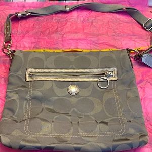 Grey coach bag